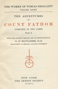 The Adventures Of Ferdinand Count Fathom  Complete